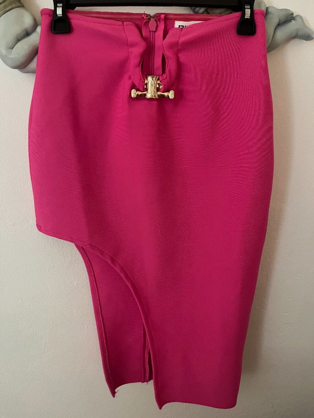 Hot pink skirt